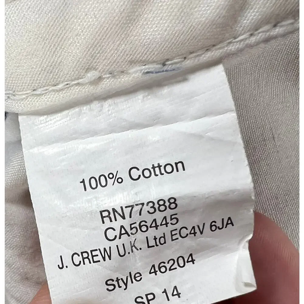 J. Crew Factory Men's Bedford Chambray Blue Dress Pants Size 34x30 (35x28.5)